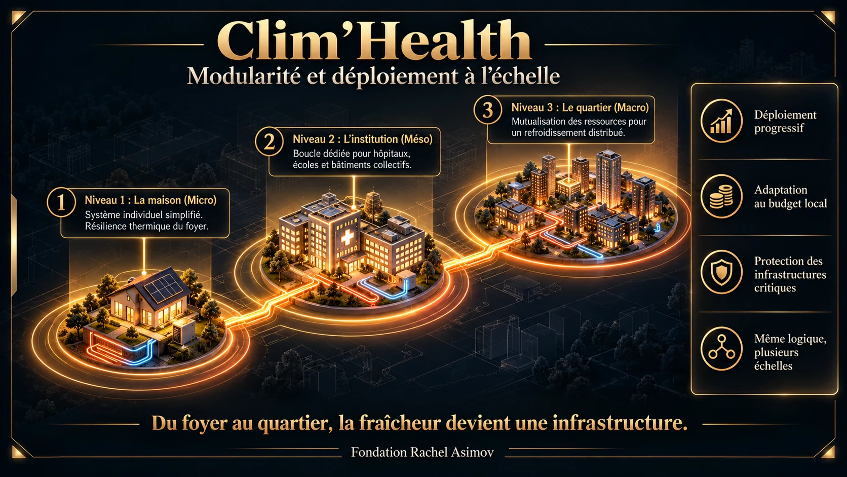 Clim’Health, modularité et déploiement à l’échelle