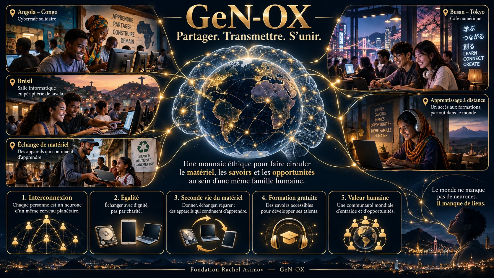 GeN-OX, partage, transmission et entraide