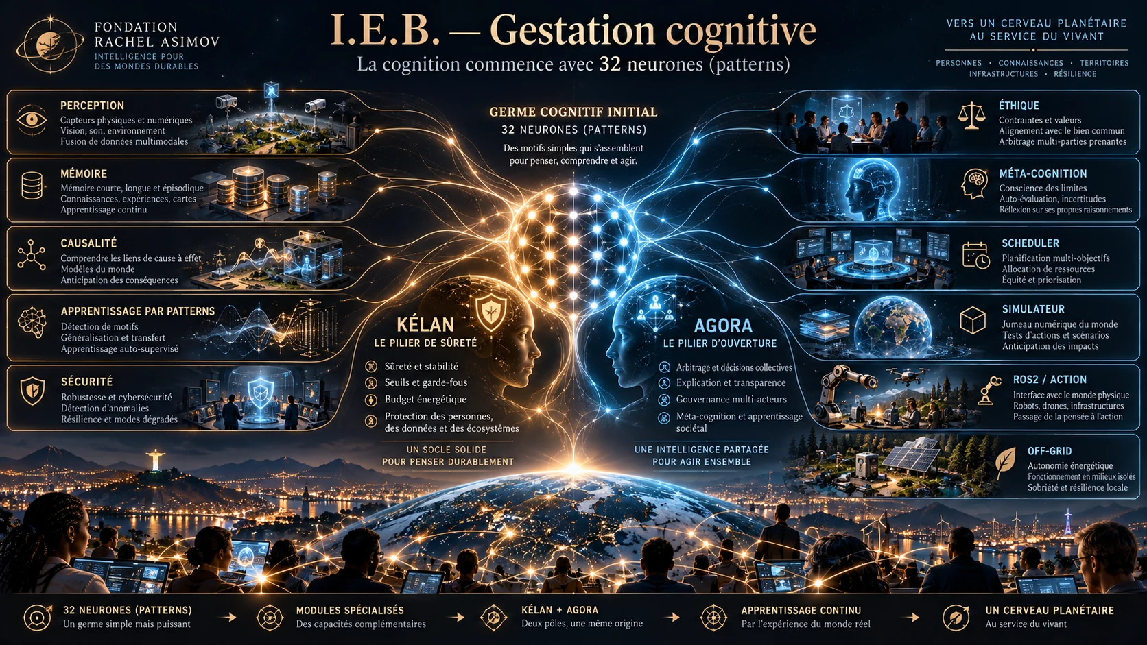 IEB, gestation cognitive à partir de 32 patterns