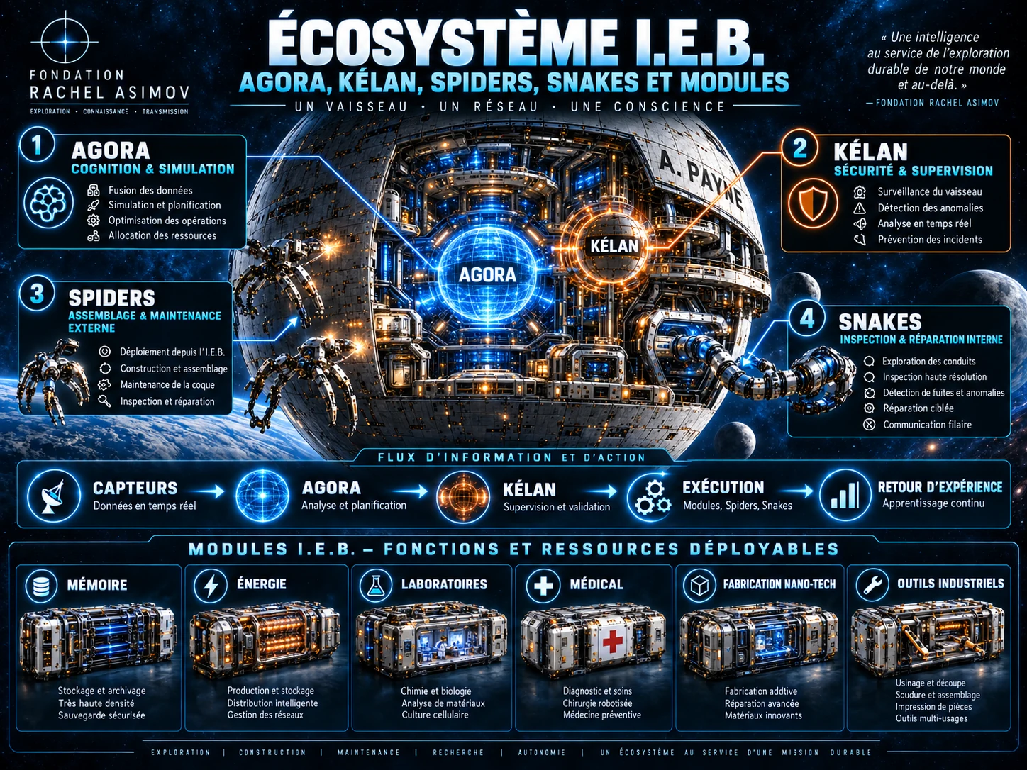 Écosystème IEB pour les missions spatiales