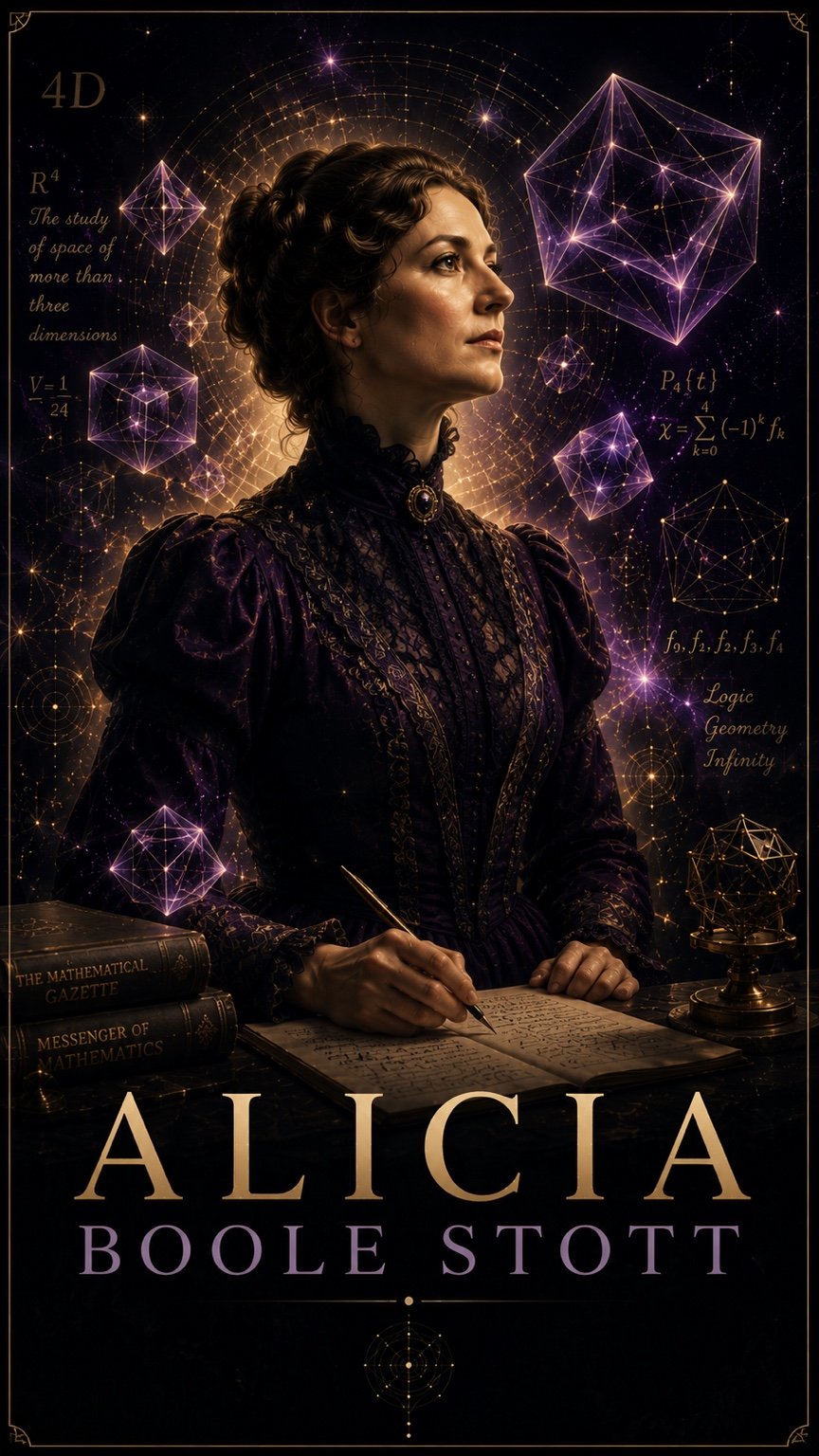 Portrait artistique d’Alicia Boole Stott